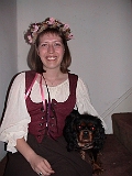 Erica In Costume With Sampson 02